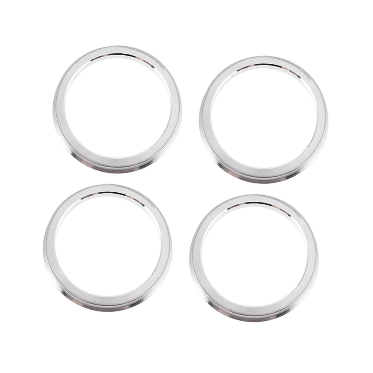 Garneck 4Pcs Hub Centric Rings to Center Bore Adapter for Car Modification High Hardness Wheel Bore Rings for Accurate Vehicle Fitment