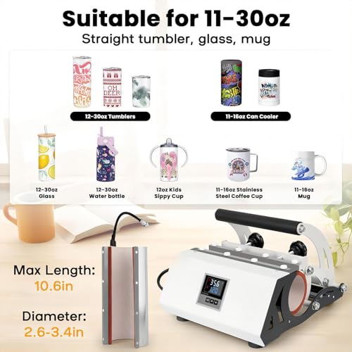 Presse à chaud pour tasses et gobelets de 325 ml à 890 ml - 3