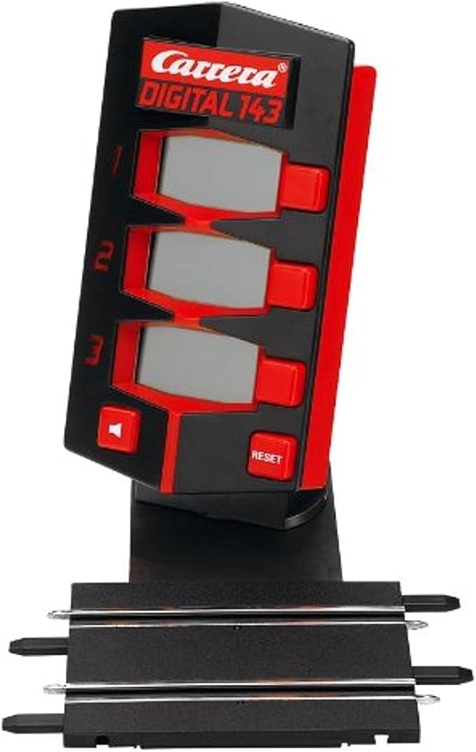 Carrera 20042008 DIGITAL 143 Rundenzähler – Individuelle Rundeneinstellung & Startampel – für jede Carrera DIGITAL 143 Rennbahn