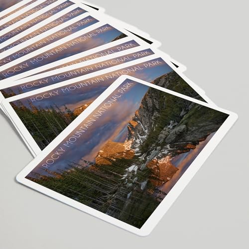 Baraja de Poker Lantern Press Rocky Mountain Dream Lake miniatura 5