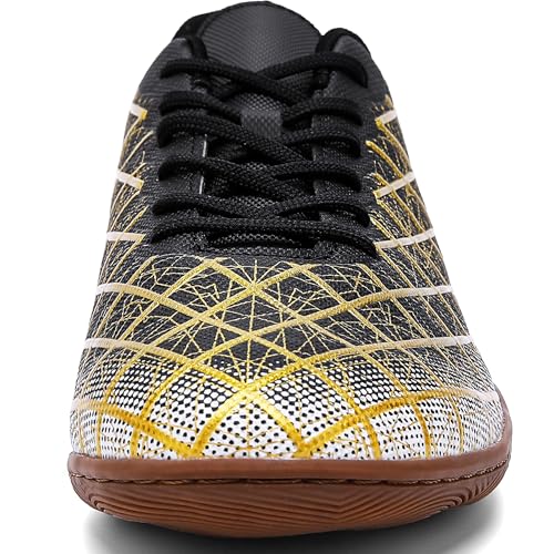 Men's Indoor Soccer Shoes Unisex Futsal Traine Sneaker for Training Flat Outsole4