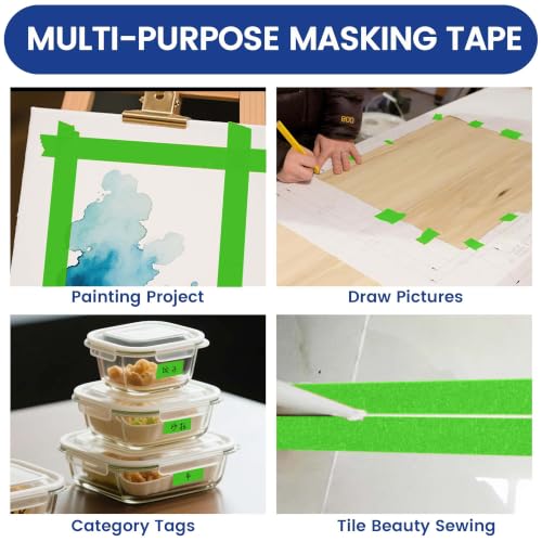 Image of ADHES Green Masking Tape Painter Tape 48mm x 50m