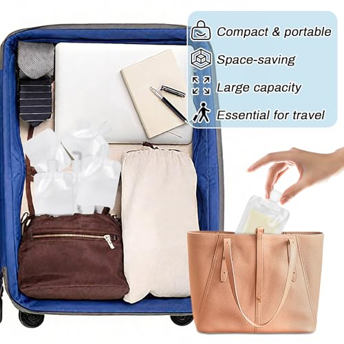 17Pack Travel Pouches for Toiletries - RAINFLOW Leak Proof Portable Travel Liquid Pouch,Stand Up Pouch,Refillable Travels Pouches for Liquids,Shampoo,Lotion,Body Wash,Mouthwash 30/50/100ml4