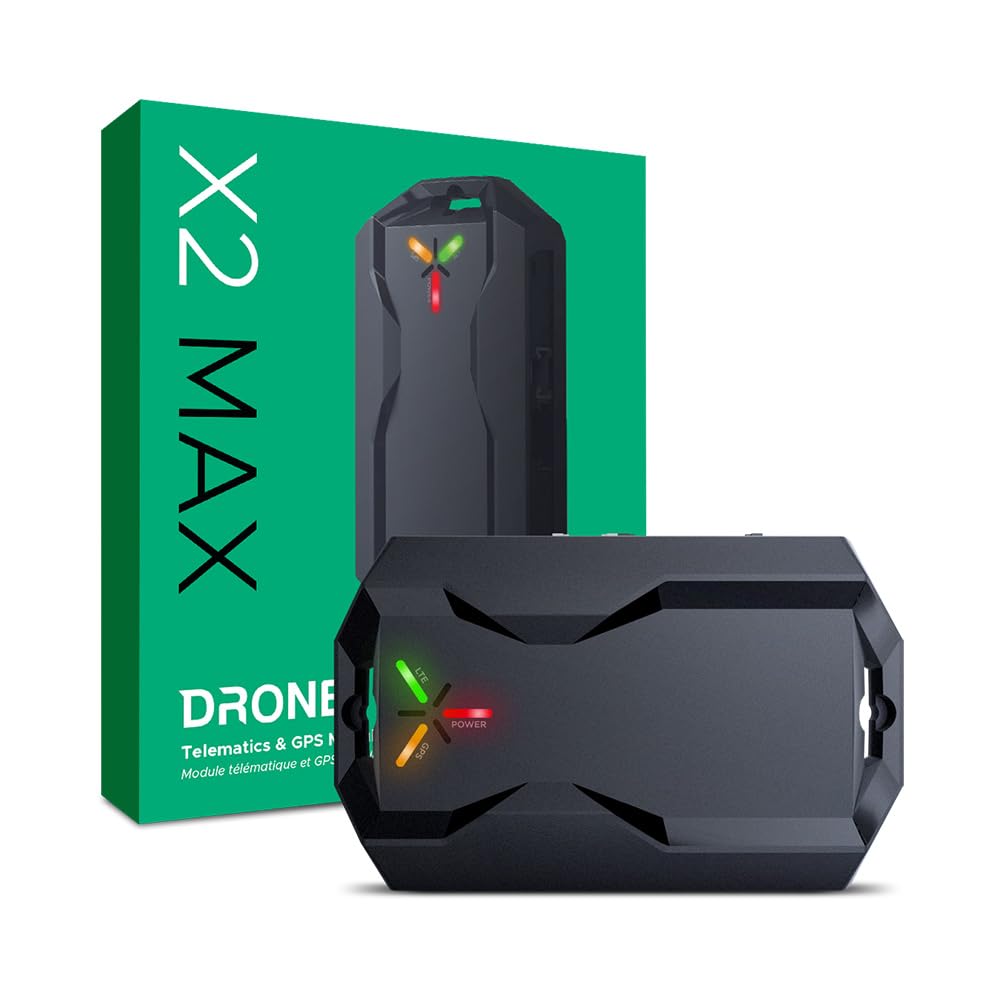 DroneMobile X2-MAX with LTE + Advanced GPS + Backup Battery Add-On Module Location Tracker: Vehicle LTE GPS Tracker with Smartphone Control & Vehicle Health Monitoring (Subscription Required)