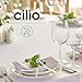Cilio 18/10 Stainless Steel Table Crumb Remover,Silver/Black
