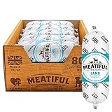Meatiful | Complete Wet Dog Food, Farm-Reared Lamb with Brown Rice & Vegetables | Natural Ingredients with Added Vitamins & Minerals | 80% Lamb | Hypoallergenic & Gluten Free (10 x 320g)