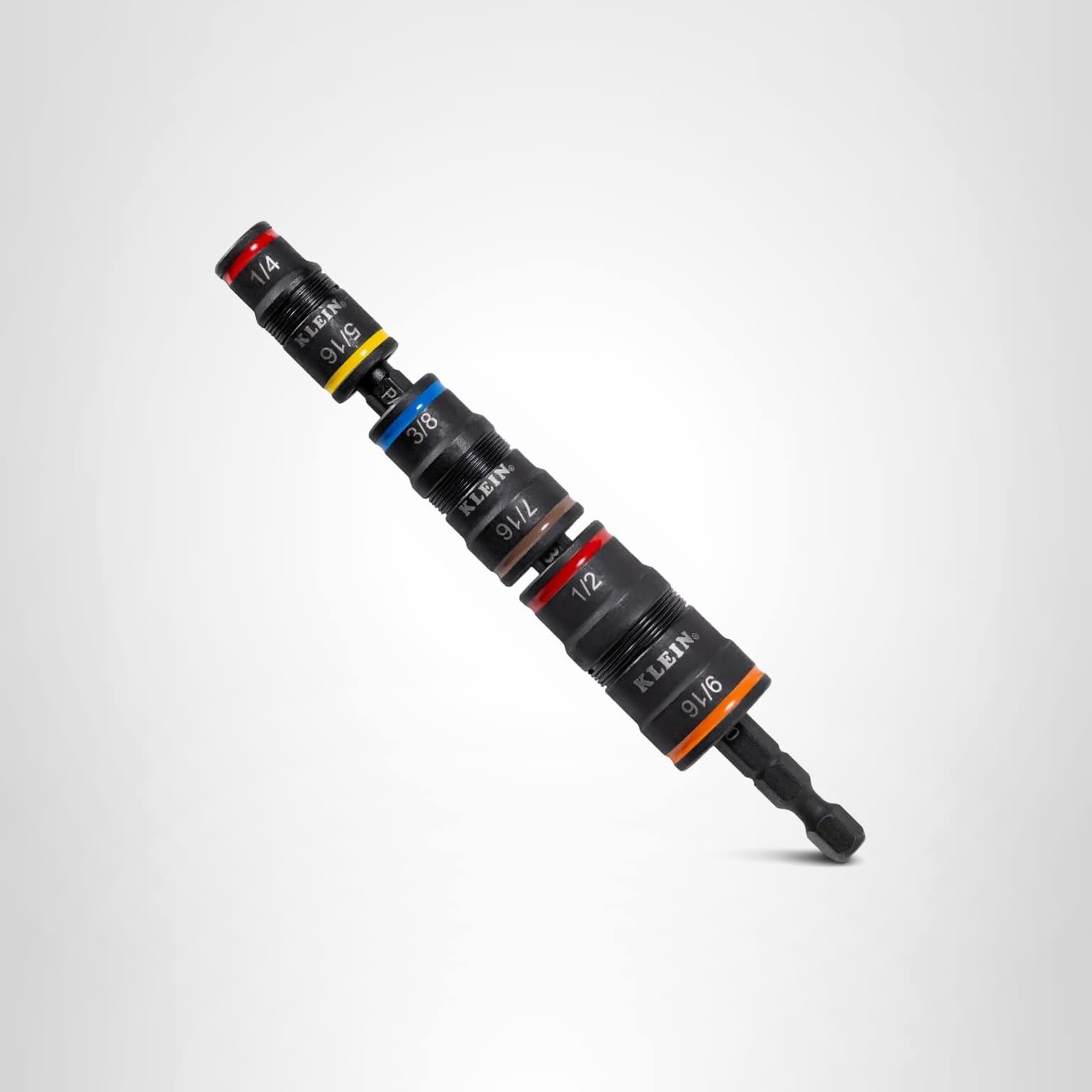 Klein Tools 32934 Impact Driver, 9-in-1 SAE Impact Socket Set, 4