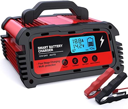 Amazon.co.jp: AUTOWHD 全自動バッテリー充電器 バッテリー 