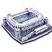 Stadio Modello Puzzle, 3D Fai da Te Stadio Santiago Bernabeu Jigsaw, Bambino di Costruzione del Giocattolo educativo di DIY Regalo