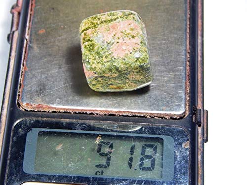 Pierre d'Unakite épidote véritable de 91,8 ct pour lithothérapie - 3