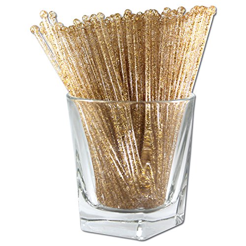 Royer Round Top Stir Sticks, Swizzle Sticks, Drink Stirrers for Holidays, Christmas, Weddings