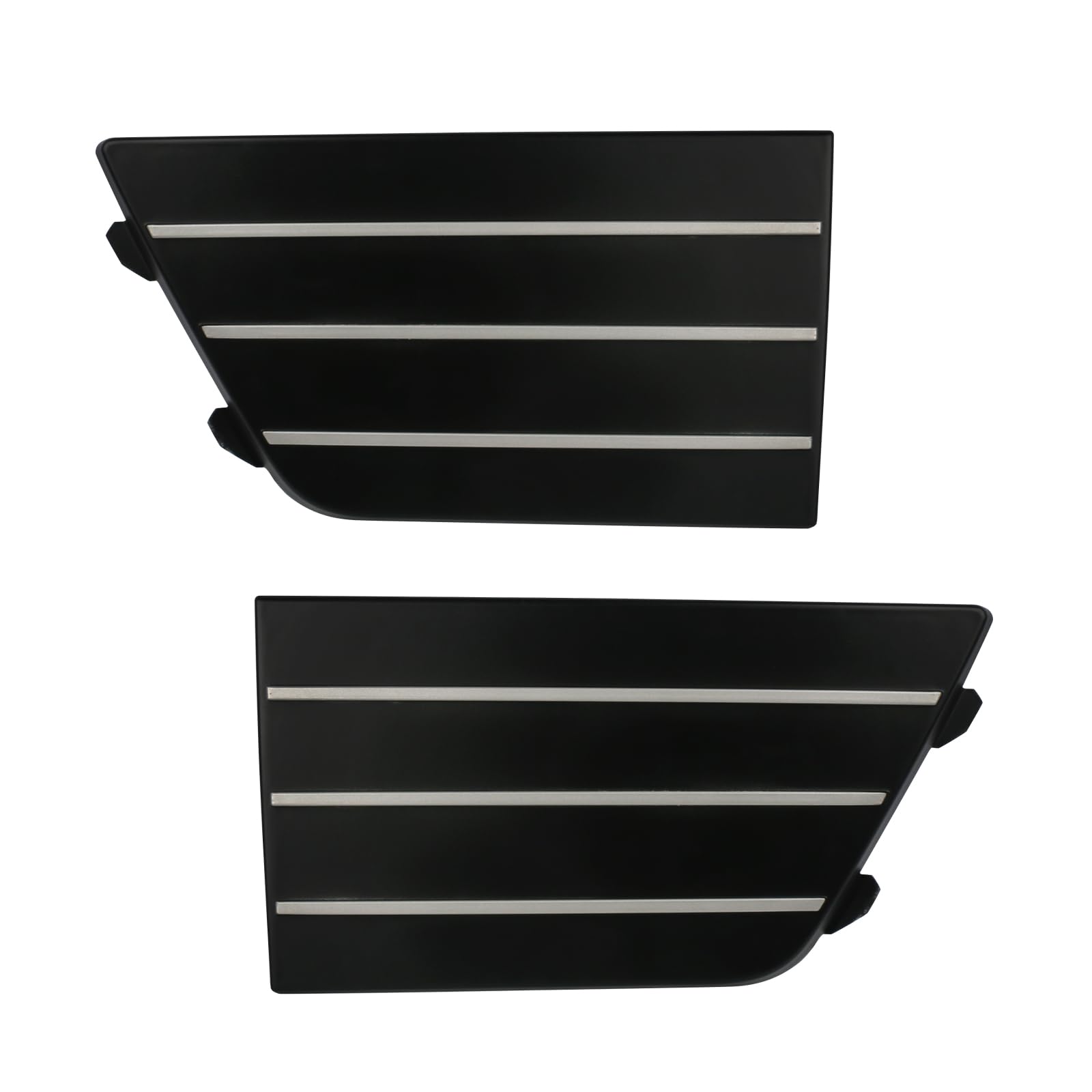 Photo 1 of Front Lower Bumper Grill Grille Insert Cover Compatible with Lincoln MKS 2009-2012 LH & RH 1 Pair Black Front Driver Passenger Side OEM 8A5Z-17K945-AB/ 8A5Z-17K946-AB