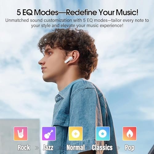 QXUFV U9 White Wireless Earbuds - Image 6