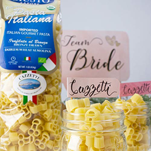 Giusto Sapore Italian Pasta - 454g - 1 Pack - Premium Organic Bronze Drawn Durum Wheat Semolina Gourmet Pasta Brand - Imported from Italy and Family Owned (Cazzetti)