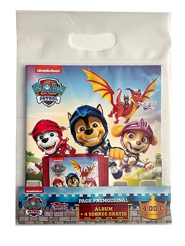Paw Patrol- Starter Pack (álbum + 4 Sobres) 8 (Panini España, S.A 004386speggss)