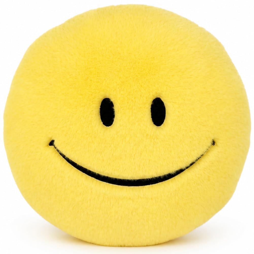 Bgdhinkt Soft Yellow Smiley Face Horror ARG Plush Toy (A-1)