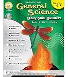 Mark Twain Media General Science Workbook―Grades 5-8 Earth, Space, Life, and Physical Science Activity Book, Weather, Energy, Electricity, The Solar ... of Elements (96 pgs) (Daily Skill Builders)