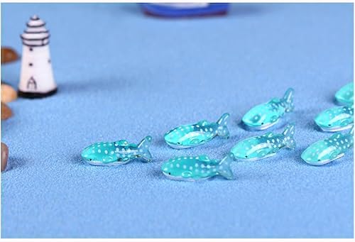 Exasinine 30 Pcs Whale Miniature Figurines Diy Accessories Kit Decoration Set For Fairy Garden Succulent Planter Moss Landscape Diy Terrarium Home Décor #TOP2