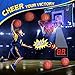 HopeRock Indoor Mini Basketball Hoop for Kids, Basketball Hoops Over The Door with LED Lighting, Mini Hoop with Scoreboard & 3 Balls, Basketball Toys Gifts for 5 6 7 8 9 10 11 12 Year Old Boys Girls