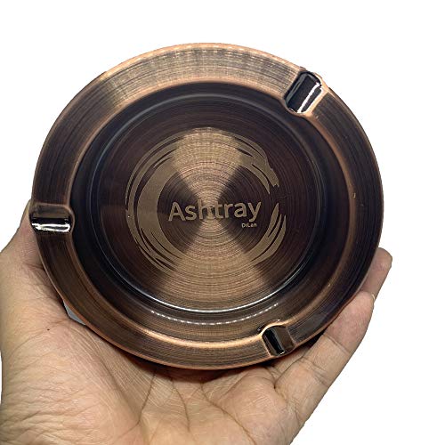 image for DiLan Ashtray Stainless Steel Ashtrays Windproof Durable Easy to Clean