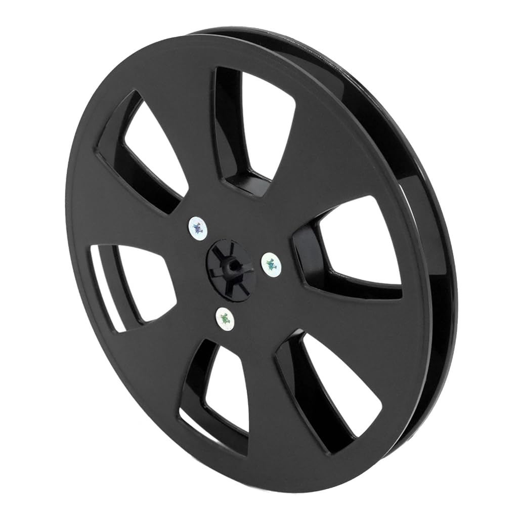 Tsophreniq Professional 5 Inch Diameter Empty Tape Reel Featuring 6 Hole Flange Design for Enhances Stability in Open Reel