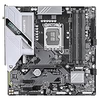 GIGABYTE B760M Gaming Plus WiFi DDR4-Mainboard - Unterstützt 14. Gen. Intel Core CPUs, 4+1+1 Phasen VRM, bis zu 5333 MHz DDR4 (OC), 2xPCIe 4.0 M.2, Wi-Fi 6, 1 GbE LAN, USB 3.2 Gen 1 – Ansicht 2