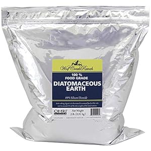 Food Grade Diatomaceous Earth – Human & Pet Use for Internal and External Organic Use Hundreds of Uses for You Your Pets Your Home (2lb Bag)