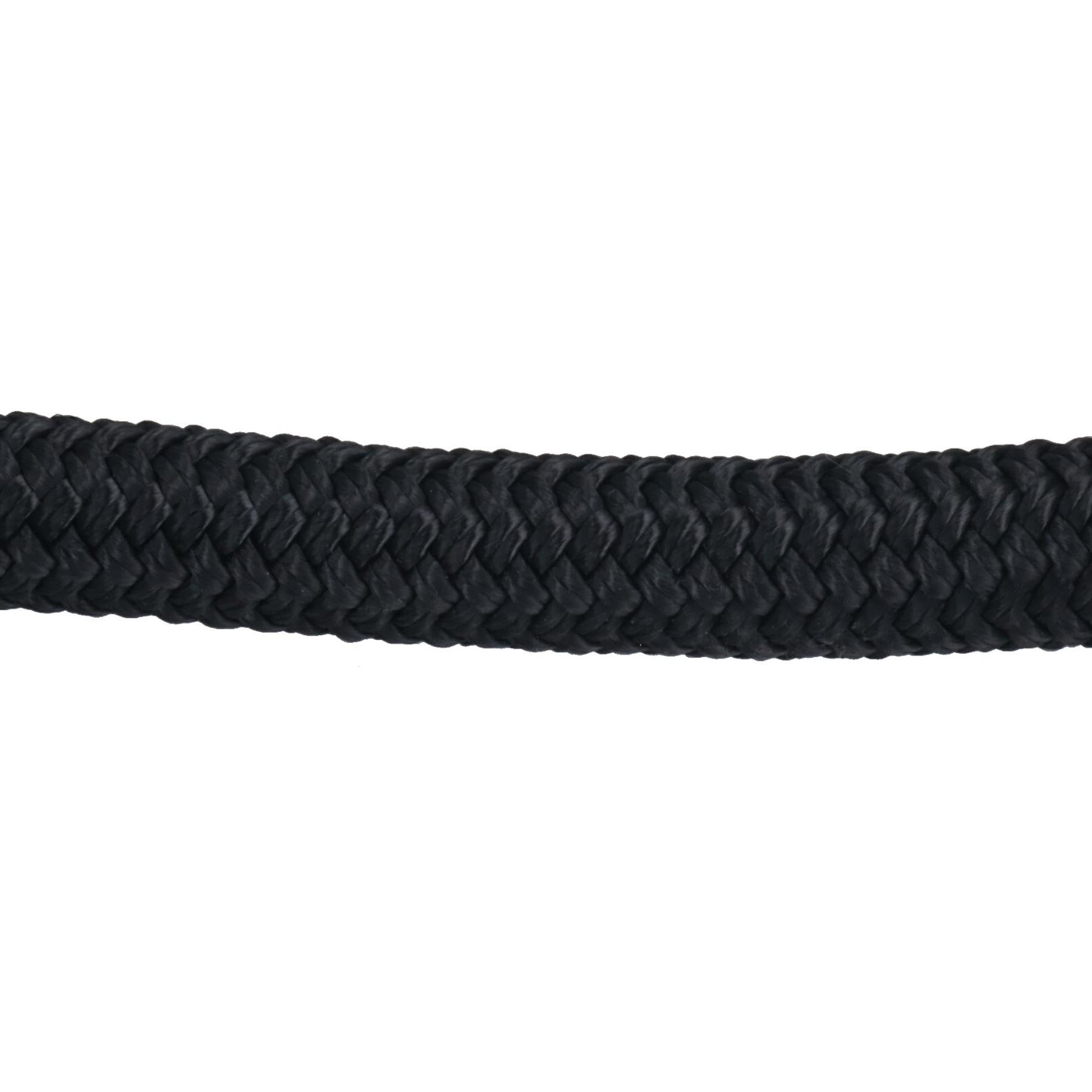 Corda di ormeggio singola impiombata di alta qualità, 12 mm x 10 m, intrecciata per imbarcazioni