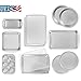 G & S Metal Products Company EZ Baker Uncoated, Steel 12Piece Bakeware Set
