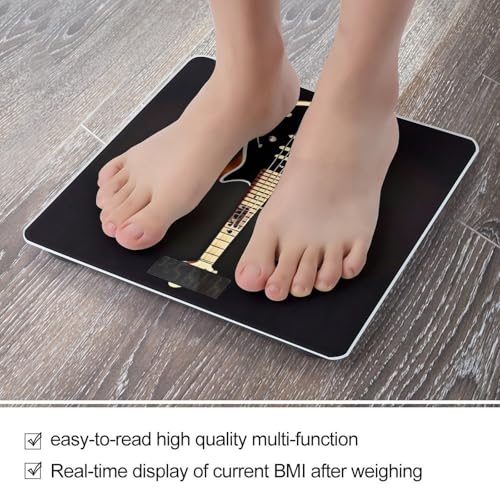 Báscula digital negra para peso corporal con pantalla LED miniatura 5