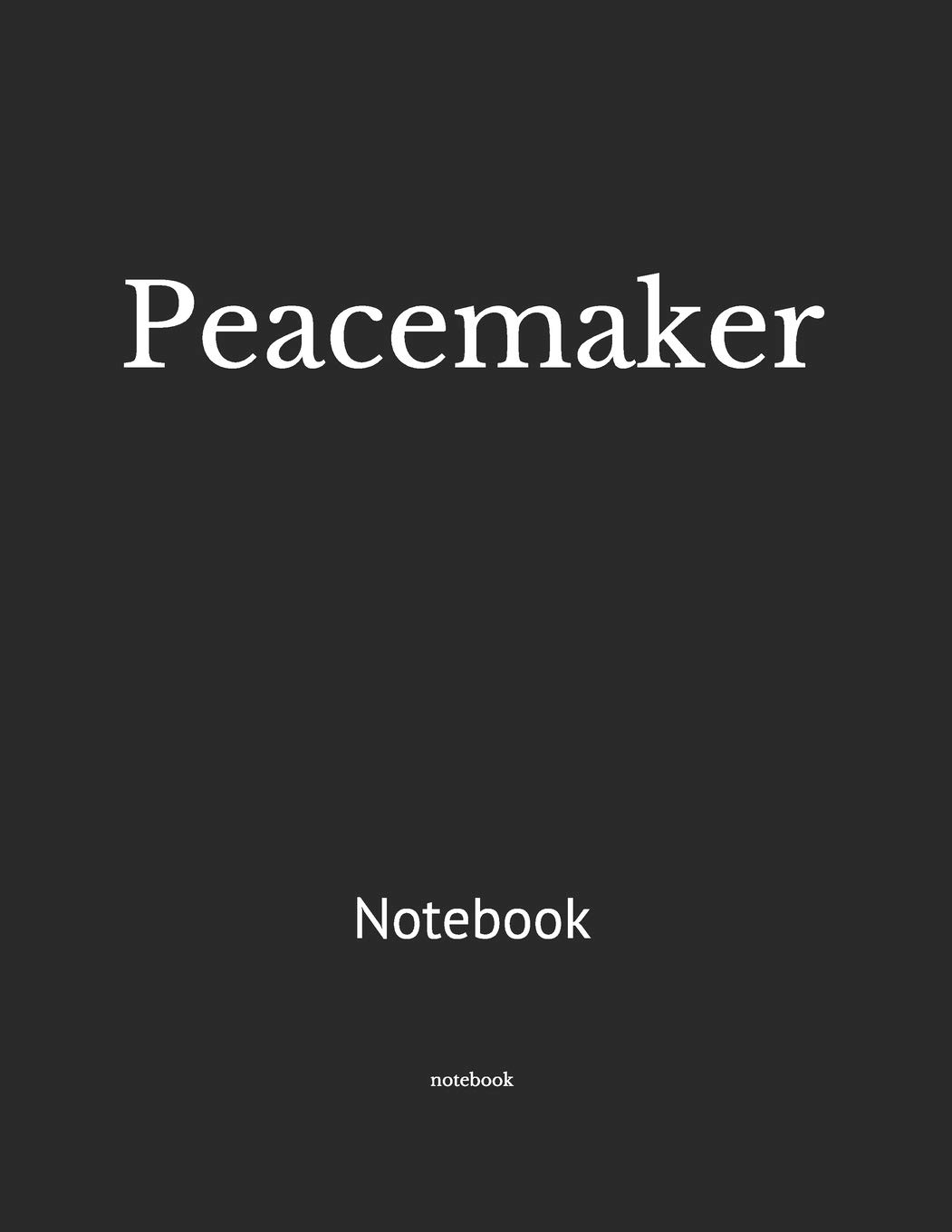 Peacemaker: Notebook