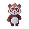 Micro Building Blocks Sets 9000 Pieces Red Panda Clamping Blocks Model Kit DIY Mini Modular Building Blocks Architecture Toy Model Gift for Teenagers and Adults