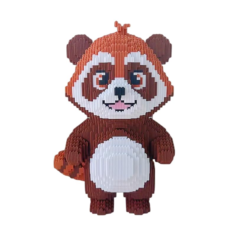 Red Panda Mini Building Blocks Set, 9000 PCS DIY Red Panda Bricks Toy Model, MOC Micro Building Model Kit, Construction Toys Gift for Adults and Teens
