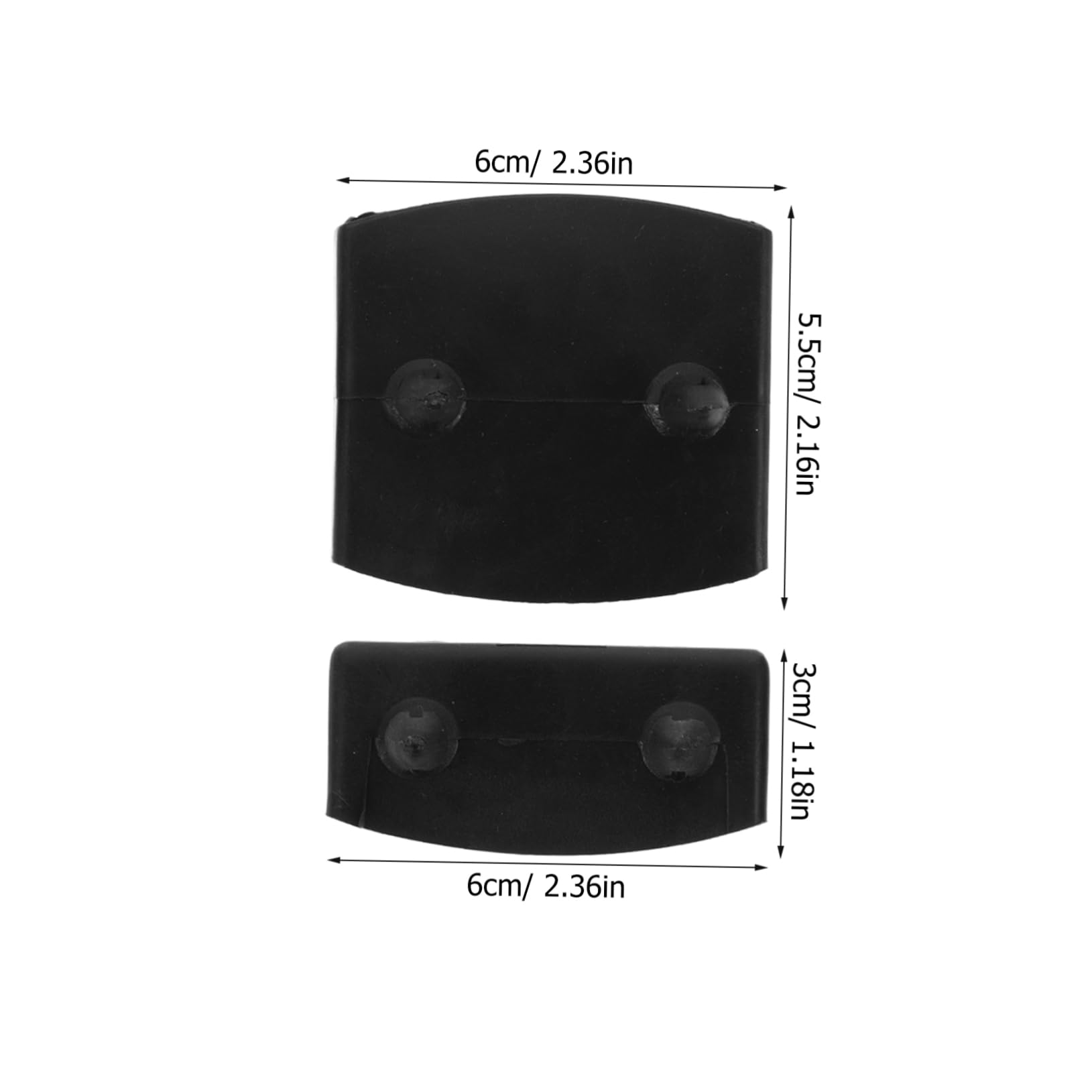 ABOOFAN Elegant Functional Bed Slat Holders Bed Slat Accessories for Bed Frame Hardwares Suitable for Bed Wood Slats