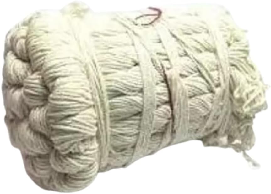 Pure Cotton Janeu Roll or Hindu Sacred Janoi Thread | Brahmin Janeau Dhaga | Janeu for Pooja | Yagnopaveeth Dhaga(Pack of 40 Pieces) (White)