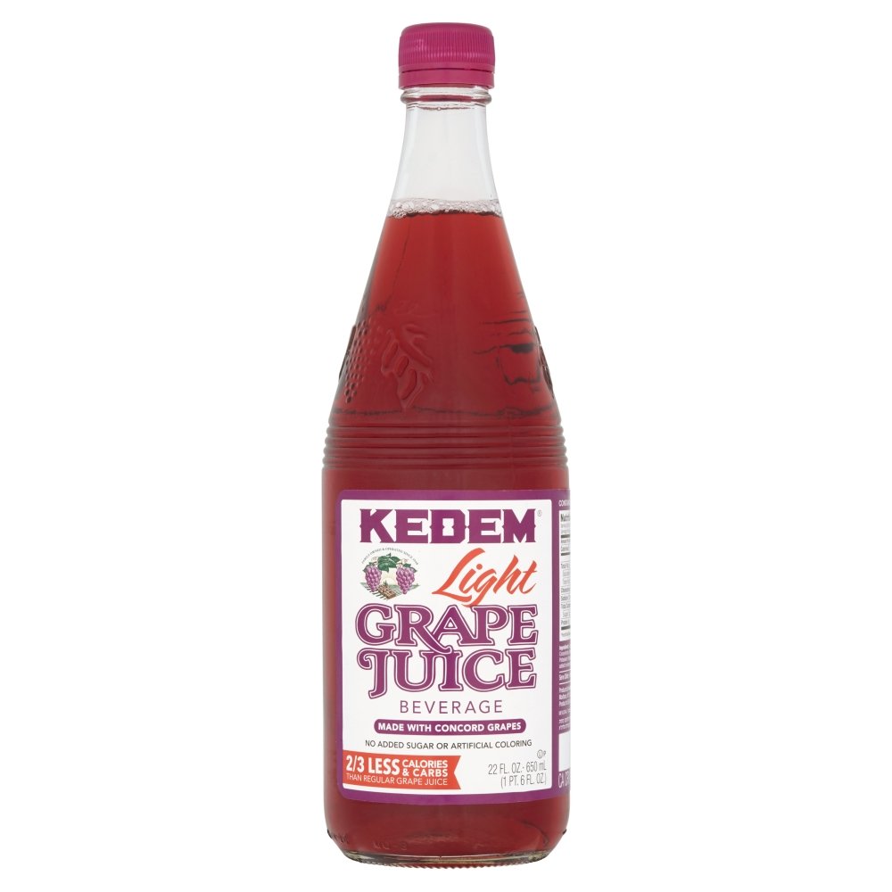 Kedem Lite Concord Grape Juice, 22 oz