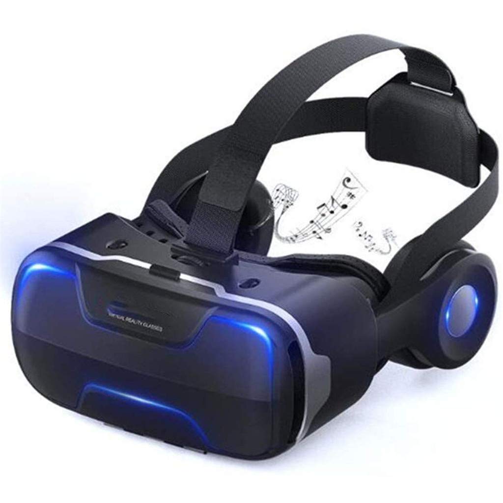 Zestaw słuchawkowy VR kompatybilny z telefonem z systemem iOS z systemem Android, uniwersalny zestaw słuchawkowy do wirtualnej rzeczywistości okulary Vr miękkie wygodne gogle 3D Vr do grania w gry, filmy