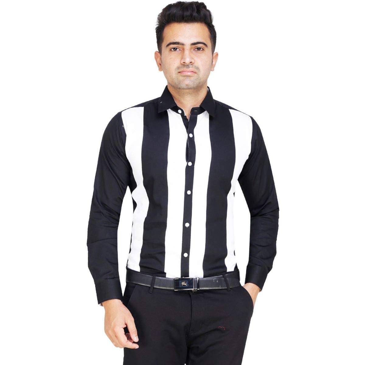 Gadgets AppliancesMen's Slim Fit Shirt ( Black )