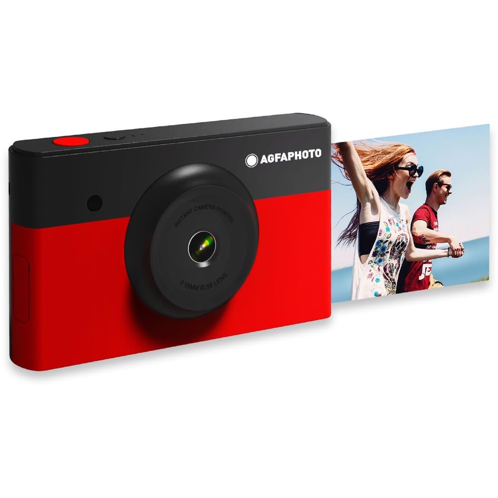 AgfaPhoto - Realipix - Appareil Photo Numérique Instantané avec Impression - Sublimation Thermique - Bluetooth)