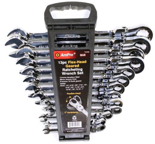 🔥 Cashback up to 70% Ampro T42395 Geared Flex Wrench Set