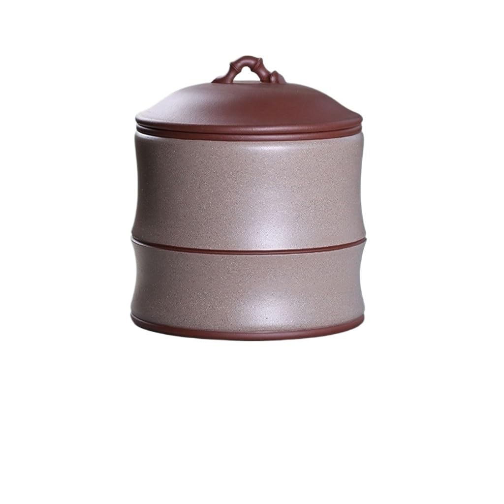 LYGSWDB Pojemnik na herbatę Pojemnik do przechowywania herbaty Duży fioletowy ceramiczny słoik do przechowywania herbaty Zamknię dzbanek na herbatę Pojemnik do przechowywania herbaty w gospodarstwie