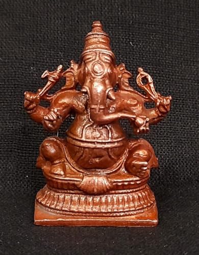Image of Little Ganesh Murti Copper Idol - 1.5 in - Pack of 1
