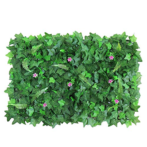 HUICI setos Artificiales Paneles privacidad Valla Fondo Paredes Verde Plantas Pared jardín decoración