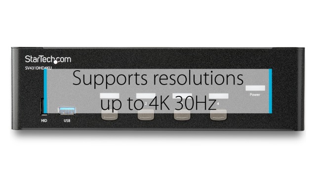 Amazon.com: StarTech.com StarTech.com 4-Port Dual Monitor HDMI KVM
