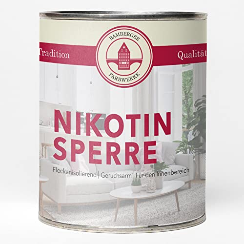 Bamberger Farbwerke Nikotinsperre Nikotinfarbe Isolierfarbe gegen...