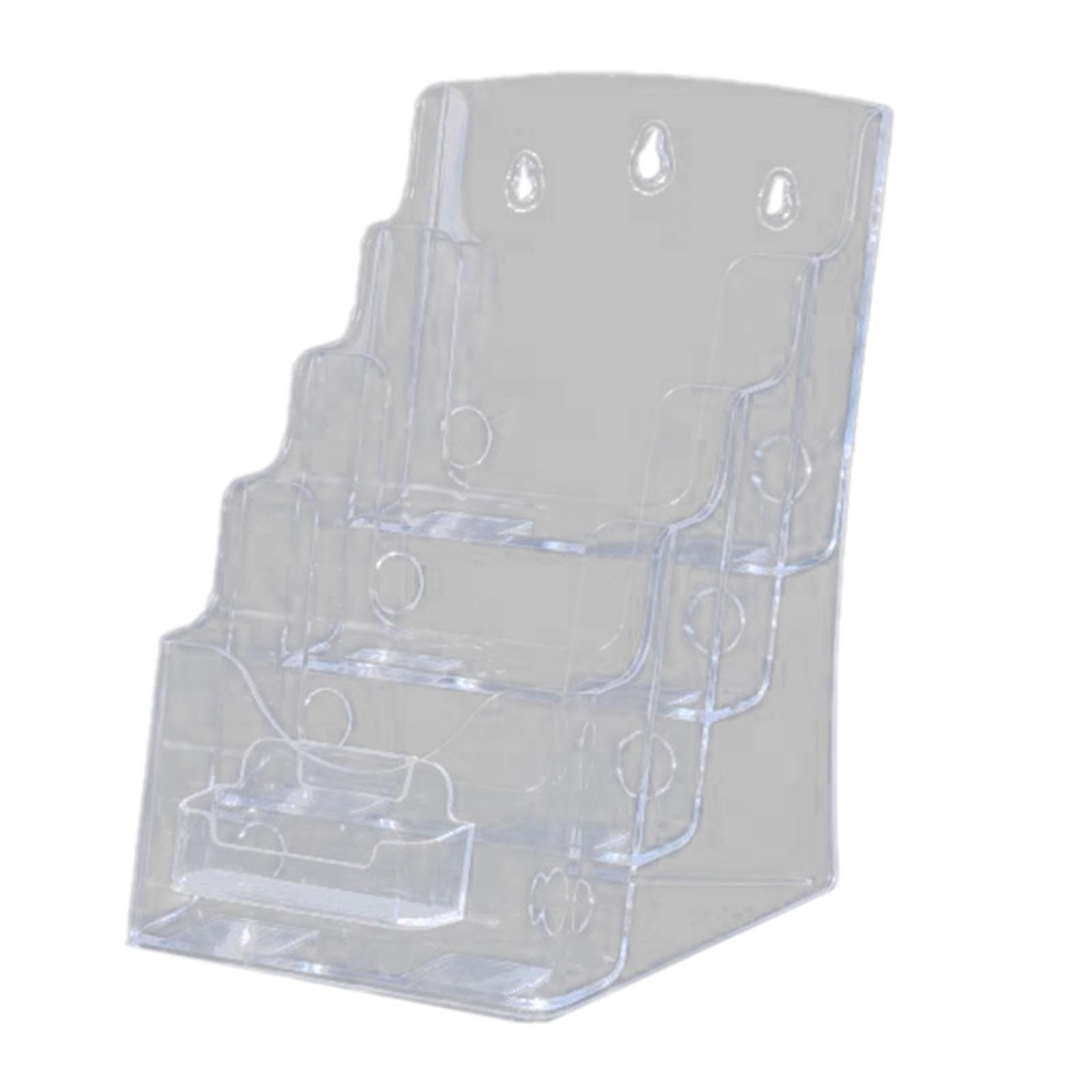 Zambuph Organized Brochure Holder Wall Mount For Menus Flyers Documents And Magazines With Premium Acrylic Exhibitions Acrylic Brochure Holder Wall Mount Desk