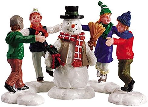 Lemax Christmas Village Ring Around The Snowman 3pcs