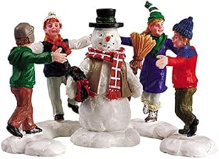 Lemax Christmas Village Ring Around The Snowman 3pcs