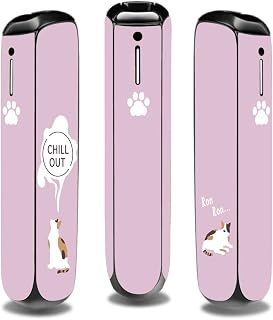 マニアックコレクション(maniac collection) 【プルームオーラ】「猫」 猫グッズ キャット cat くすみカラー 全面 Ploom AURA 電子タバコ 加熱式 喫煙グッズ 煙草 着せ替え スキンシール ((ピンク))