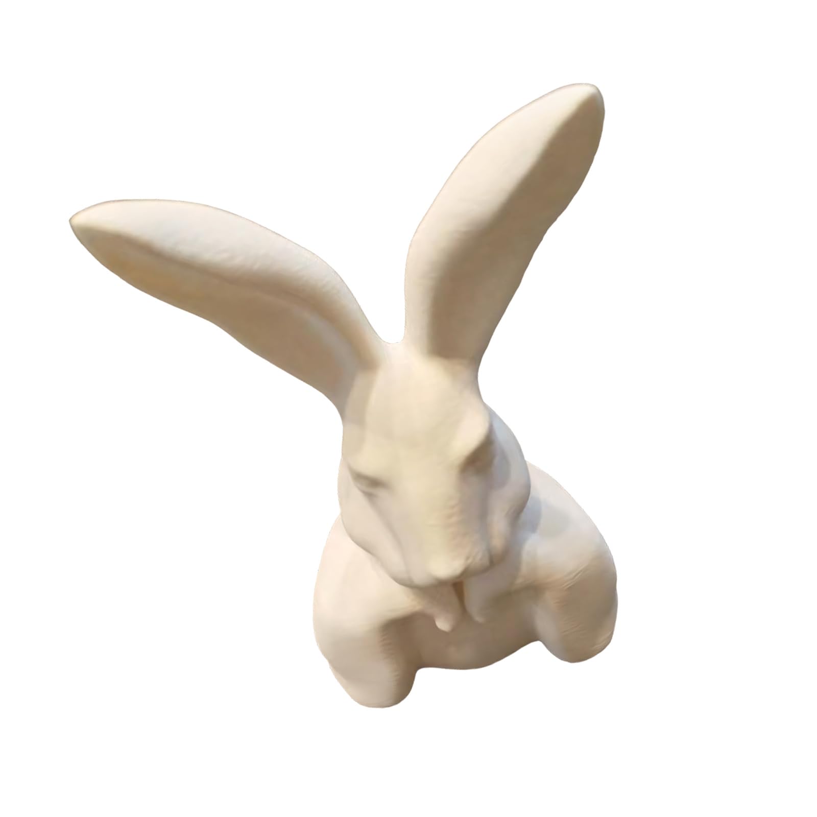 Xjdzineq Modern Rabbits Statue for Mantel and Bookshelf Modern Sculpture Deck
